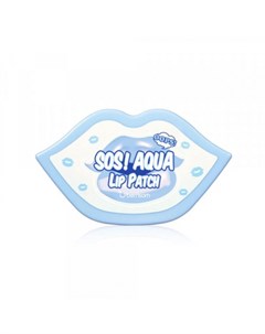 Маска патч для губ увлажняющий SOS Oops Aqua Lip Patch 30шт Berrisom