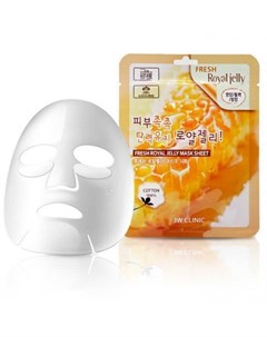 Тканевая маска для лица с маточным молочком Fresh Royal Jelly Mask Sheet 3w clinic