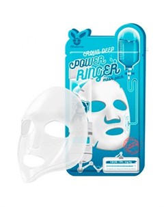Маска тканевая для лица увлажняющая Mask Aqua deep power ring mask pack 23мл Elizavecca