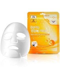 Тканевая маска для лица с коэнзимом Fresh Coenzyme Q10 Mask Sheet 3w clinic
