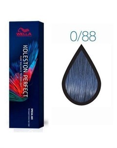 Wella KOLESTON PERFECT 0 88 синий интенсивный 60мл Стойкая крем краска Wella professionals