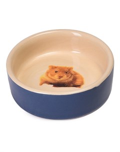 Миска для грызунов Hamster керамика синяя 55мл Nobby
