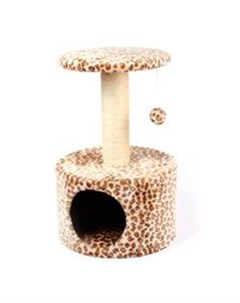 Дом когтеточка для кошек Жираф 40х40х60см Foxie
