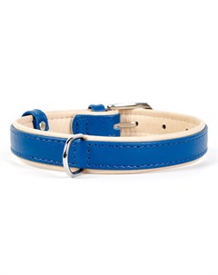 Ошейник для собак Brilliance без украшений ширина 20мм длина 30 39см синий Collar