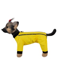 Дождевик для собак Мартин желтый 2 24см Dogmoda