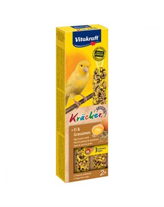 Лакомство для птиц Крекеры для канареек с яйцом 2шт уп Витакрафт