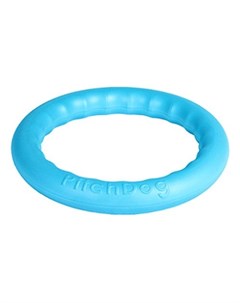 Игрушка для собак Игровое кольцо для апортировки d28см голубое Pitchdog