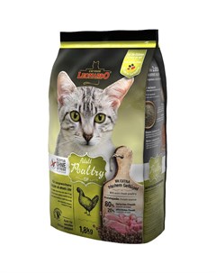 Корм для кошек Poultry GF с чувствительным пищеварением беззерновой птица сух 1 8кг Leonardo