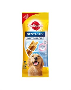 Лакомство для собак Denta Stix Пластинки для снятия зубного камня у крупных собак 270г Pedigree