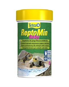 Корм для черепах ReptoMin Baby S для молоди водных черепах 100мл Tetra