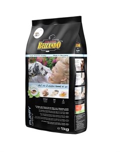Корм для щенков и кормящих собак для мелких и средних пород сух 1кг Belcando