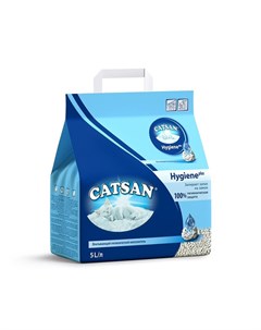 Наполнитель для кошачьего туалета Гигиена впитывающий 5л Catsan