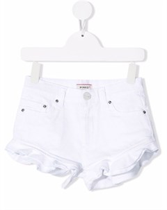 Джинсовые шорты с оборками Pinko kids