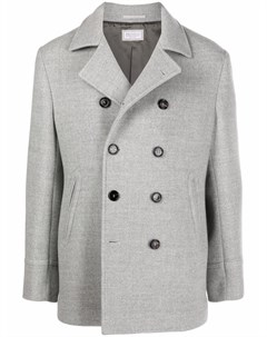 Двубортное шерстяное пальто Brunello cucinelli