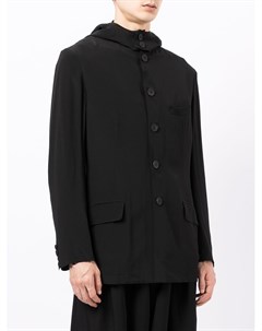 Шелковая куртка с капюшоном Yohji yamamoto