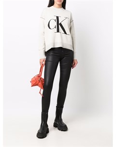 Брюки скинни с завышенной талией Calvin klein jeans