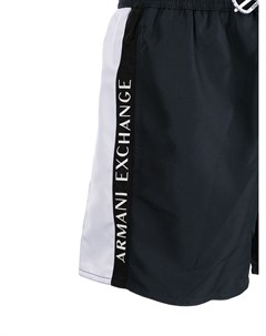 Плавки шорты с кулиской и логотипом Armani exchange
