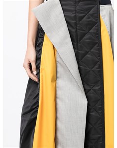 Расклешенная юбка в стиле колор блок Enföld