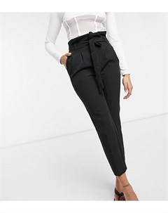 Черные брюки с поясом New look petite