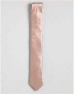 Однотонный галстук пыльно розового цвета Gianni feraud