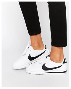 Белые кожаные кроссовки Cortez Nike