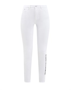 Белые джинсы skinny с принтом Rue St Guillaume Karl lagerfeld