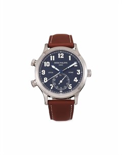 Наручные часы Complications Calatrava Pilot Travel Time pre owned 42 мм 2016 го года Patek philippe