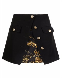 Мини юбка с принтом Regalia Baroque Versace jeans couture