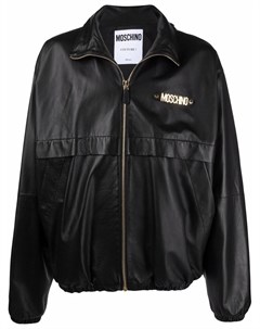 Куртка на молнии с логотипом Moschino