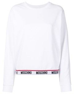 Толстовка с логотипом на поясе Moschino