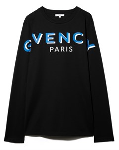 Футболка с длинными рукавами и логотипом Givenchy kids
