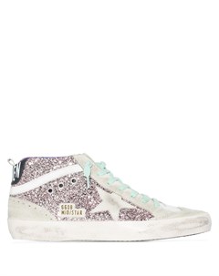 Кеды Mid Star с блестками Golden goose