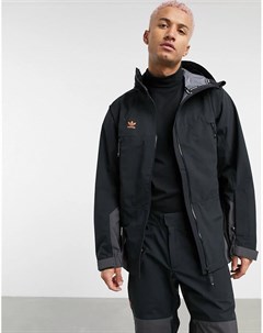 Черная зимняя куртка 3L 20k Adidas snowboarding