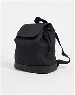 Черный нейлоновый маленький рюкзак в стиле ретро Asos design