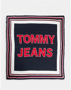 Черный платок бандана с логотипом Tommy jeans