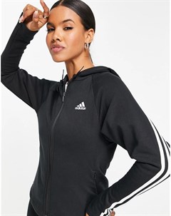 Спортивный костюм с тремя полосками черного и белого цветов adidas Training Adidas performance