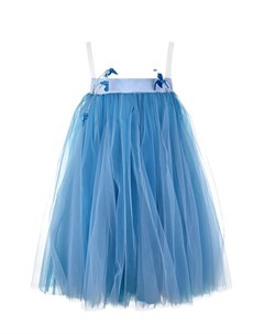 Голубое платье с цветами Nikolia