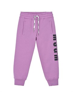 Спортивные брюки лилового цвета Msgm