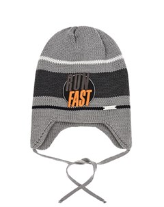 Шерстяная шапка с вышивкой Run Fast Il trenino