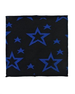 Черный шарф ворот с синими звездами детский Catya