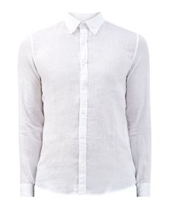 Льняная рубашка Slim Fit с воротником button down Michael kors