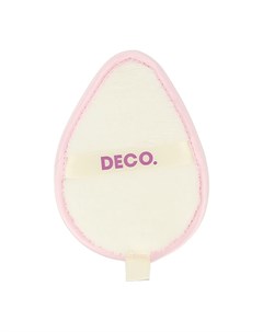 Подушечка для снятия макияжа каплевидная Deco