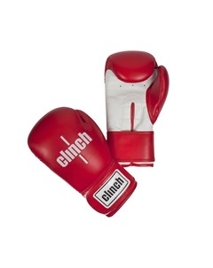 Боксерские перчатки Fight C133 красно белые 8 oz Clinch