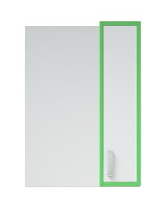 Зеркало шкаф Спектр 50 зеленый белый SD 00000685 Corozo