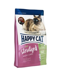 Корм для кошек Fit Well Sterilised Пастбищный ягненок сух 1 4кг Happy cat