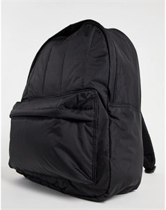 Черный уплотненный рюкзак с контрастными бегунками на молниях Asos design