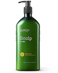 Шампунь Rosemary Scalp Scaling Shampoo Бессульфатный Укрепляющий с Розмарином 400 мл Aromatica