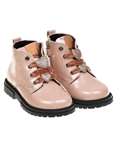 Розовые лаковые ботинки Walkey