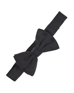 Черный галстук бабочка из шелка Dolce&gabbana