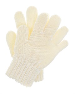Шерстяные перчатки кремового цвета Maximo